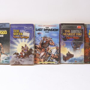 Timescape, Real Life Gamebooks, Book Set, Paul Hazel, Nancy Springer, Robert Stallman, Fantasy, Adventure, Softcover, ~221117-EB-60149