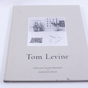 Tom Levine, Paintings & Drawings, Art Book, Cantz, Stadtische Galerie, Wurzburg, Kunsthalle, Berlin, Vintage, Collection, ~ 20-16-540