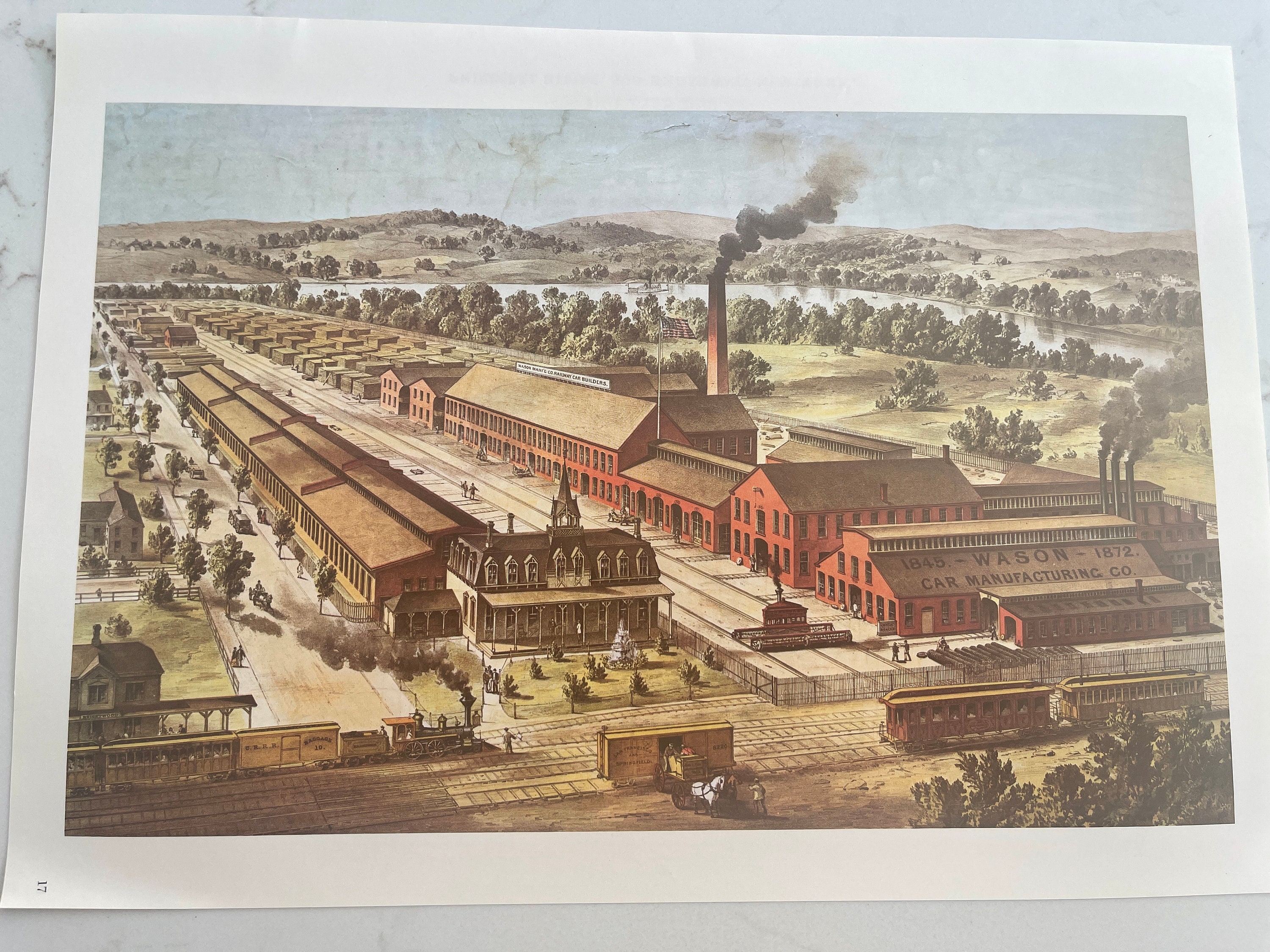 Wason Car Manufacturing Company Reprints Artwork Vintage - Etsy