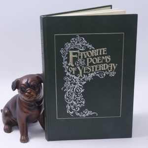 Lieblingsgedichte von gestern , Longfellow, Browning, Poe, Whitman, Stowe, Burns, Holmes, Hallmark Cards, 1975, Hardcover, Poetry, ~ 1183