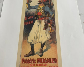 Historical Lefèvre Print, Absinthe Mugnier Poster Art, Artwork by Lucien Lefèvre,Vintage Lefèvre Poster, Retro French ~231909-WH 67 E