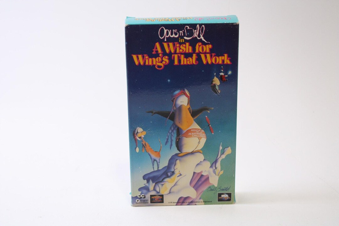 Opus and Bill, A Wish for Wings That Work, VHS,