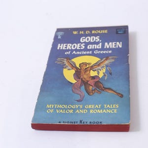Gods Heroes and Men of Ancient Greece, Signet Key Book, Mythology, Paperback, Vintage, Nonfiction, ~ 250303-WH 43