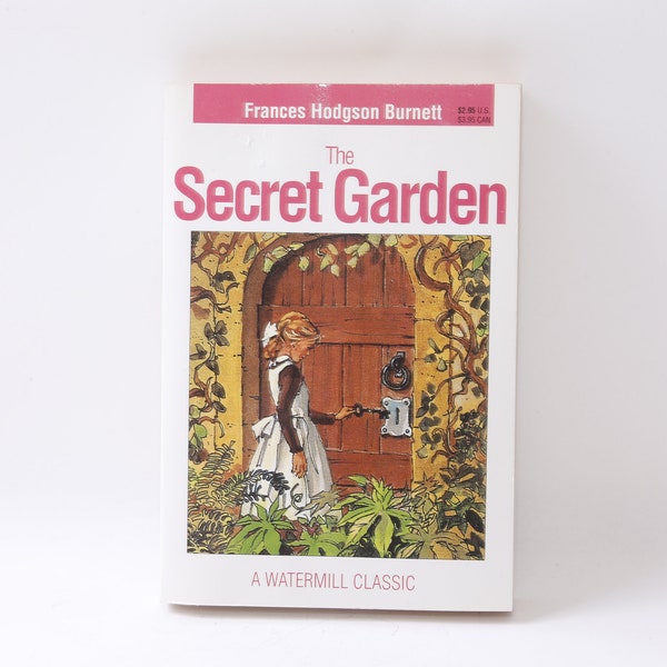 Frances Hodgson Burnett, The Secret Garden, Watermill Classics, Novel, Young Adult, Softcover, Vintage, ~221026-DISLC 590