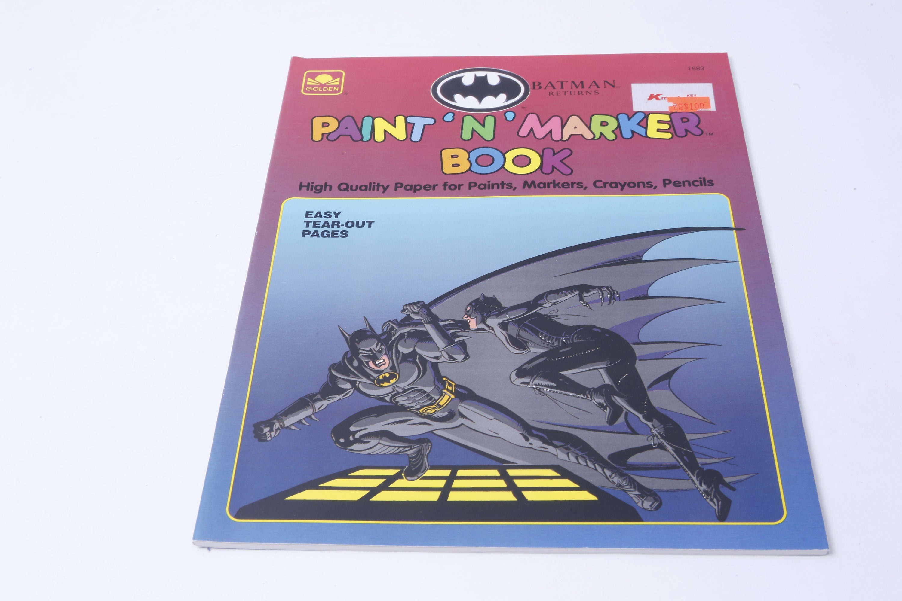Batman Returns Paint'n'marker Book Coloring Book - Etsy