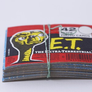 E.T. The Extra-Terrestrial, Movie Photo Cards, 1982, Universal, Topps Chewing Gum, Vintage, Sci-Fi, Collectible, ~ 241118-ssc M-11-09