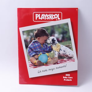 Playskool Baby Care Products Catalog, We make Magic Moments, Colored Catalogue, 1995, Original Brochure, Vintage, ~ 20-19-659