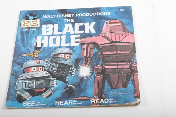 The Black Hole Walt Disney Read a Long Picture Book Vintage Kids