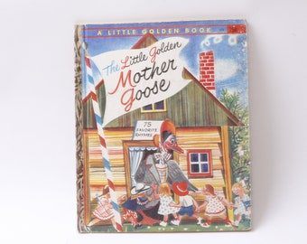 Little Golden Mother Goose,Storybook, Feodor Rojankovsky, Picture Book, Child Reading, Illustrated, Library, Vintage, ~220917-GS-02 305