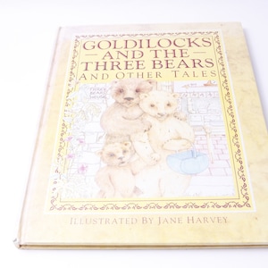 Riccioli d'oro e i tre orsi e altri racconti, Geraldine Carter, Jane Harvey, libro illustrato, lettura di bambini, biblioteca materna ~ 20-01-992