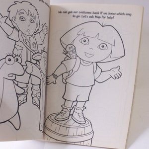 Dora the Explorer, Treasure Hunt, Coloring Book, Nick Jr, Child Reading ...
