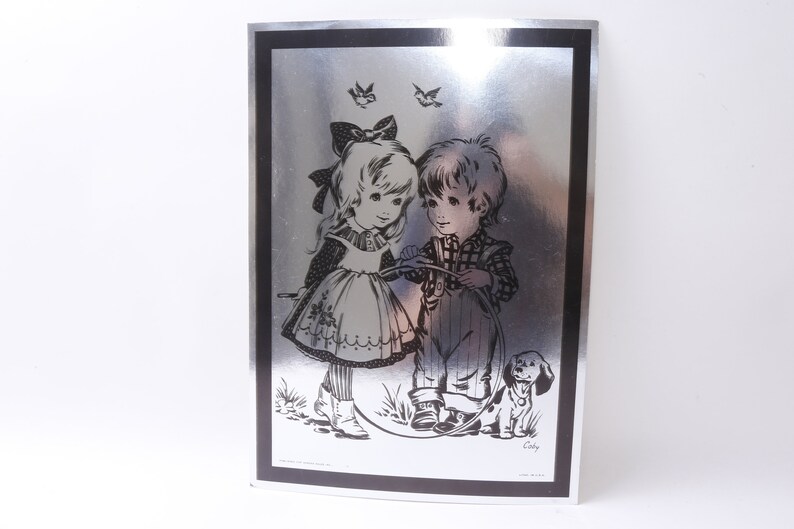 1970s Silver, Cute Couple, Friendship, Coby, Poster, Published by ...