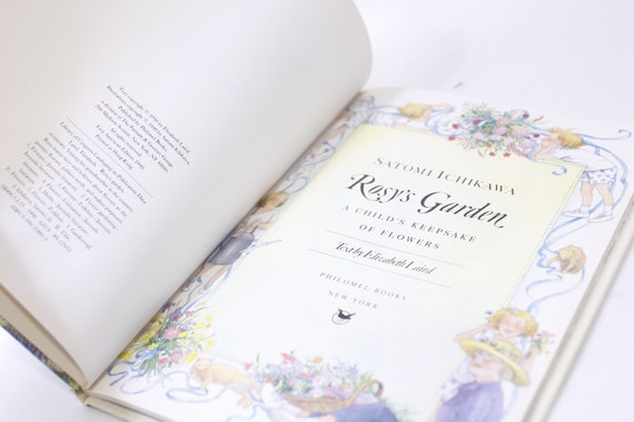 Rosy's Garden, Picture Book, A Child's Keepsake of Flowers