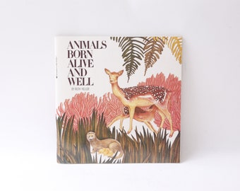 Animales nacidos vivos y sanos, Ruth Heller, Scholastic, Tapa blanda, Lectura infantil, Libro ilustrado, Vintage, Biblioteca de guardería, ~221109-DIS-1 834