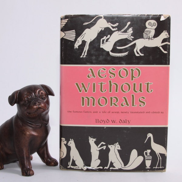 Aesop Without Morals Fables Myth Legend Vintage History Literature 1963  20-18-629