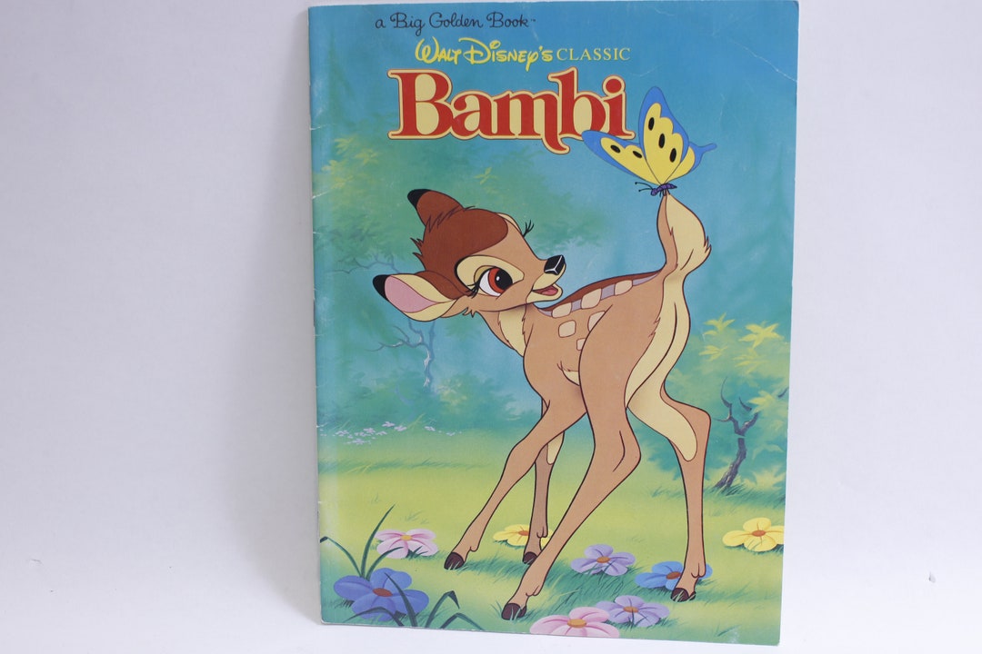 Bambi Book: Disney Classic Picture Book for Children, Art, Vintage ...