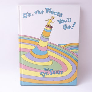 Oh the Places You'll Go, Dr Seuss, Random House, New York, Vintage, Bilderbuch, Kinderlesung, Kinderzimmer Bibliothek, ~ 20-01-755