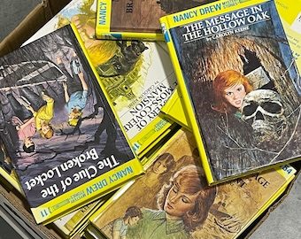 PICK Your own #1 - Vintage Turtleback NANCY DREW books, Grossett And Dunlap, 1980s versions - M-15-06