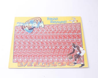 1996, Space, Jam, Magic, Eye, Eye Illusions, Rabbit, Rebound, Vintage, Softcover, Children's, Picture Book , 250118-WH 73