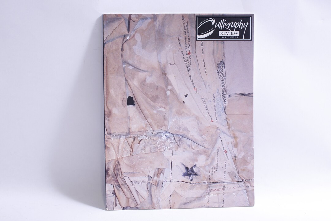 Calligraphy Review, 1989, Winter, Illustrated, Art, Typography ...