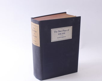 The Best Plays of 1938-1939, Selected by Burns Mantle, 1939, Dodd Mead and Co, Illustrated, American, Drama, Hardcover, ~ 240607-WH 976