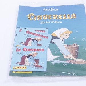Walt Disney, Cinderella, Sticker Album, Stickers, Panini, 1987, Comics Characters, Vintage, Collection, Photo Prop, ~ 20-01-05