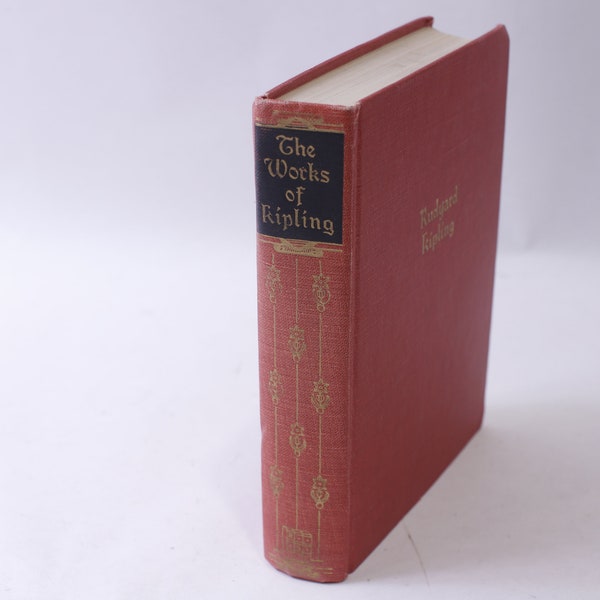 The Works of Rudyard Kipling, One Volume Edition, Black's Readers Service Co, 1930s, Classics, Hardcover, ~ 240210-WH 893