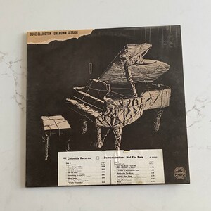 Duke Ellington, Unknown Session, 1979, Vinyl Record, Music Album, Recorded Audio, Vintage Jazz, Cool Jazz, Modal, Easy Listening ~ 20-01-968