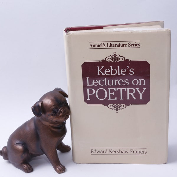 Keble's Lectures on Poetry, Edward Kershaw Francis, Anmol's Literature Series, 1990, Hardcover, Slipcover, ~ 20-01-483