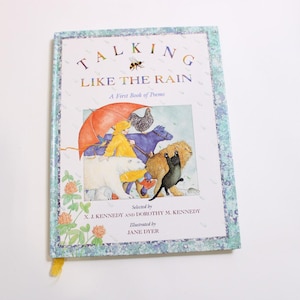 Talking Like The Rain, A First Book of Poems, Picture Book, 1992, Poetry, Illustrated, ~ 250407-WH 343
