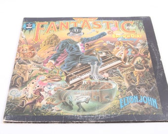 Elton John Captain Fantastic and the Brown Dirt Cowboy 1970's Record LP Sleeve Classic Rock Piano Player LGBT ~ 20-10-341