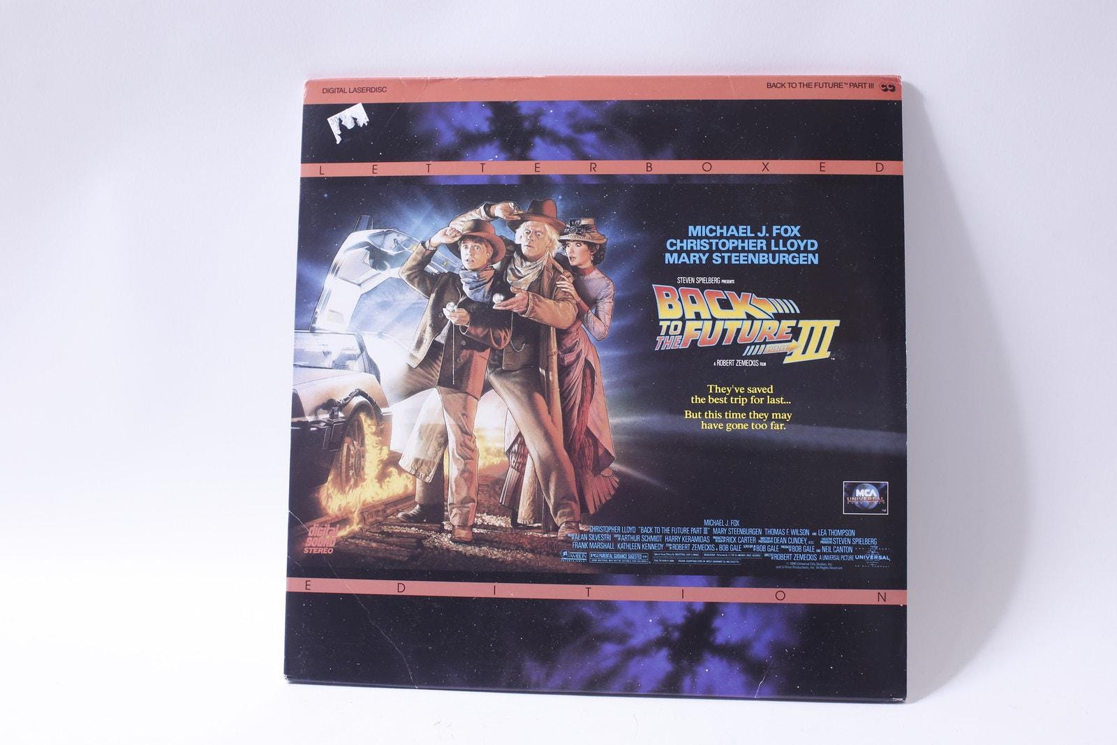 Back to the Future, Three, Michael J Fox, 1990, Excellent