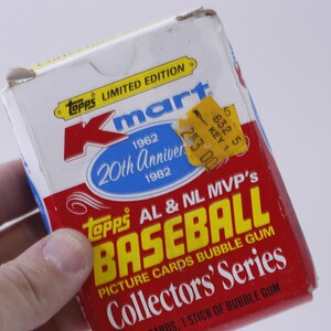 Topps Baseball Picture Cards, American & National Leagues MVP's, 1982, Kmart 20 Anniversary, Sports, Collectible, ~ 241118-SS M-11-09