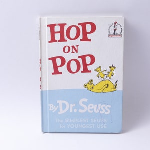 Hop on Pop, Dr. Seuss, EinsteigerBücher, Book Club Edition, Bilderbuch, Hardcover, Vintage, Kinderbuch, Kinderbuch, Kinderbücher, ~ 20-01-633