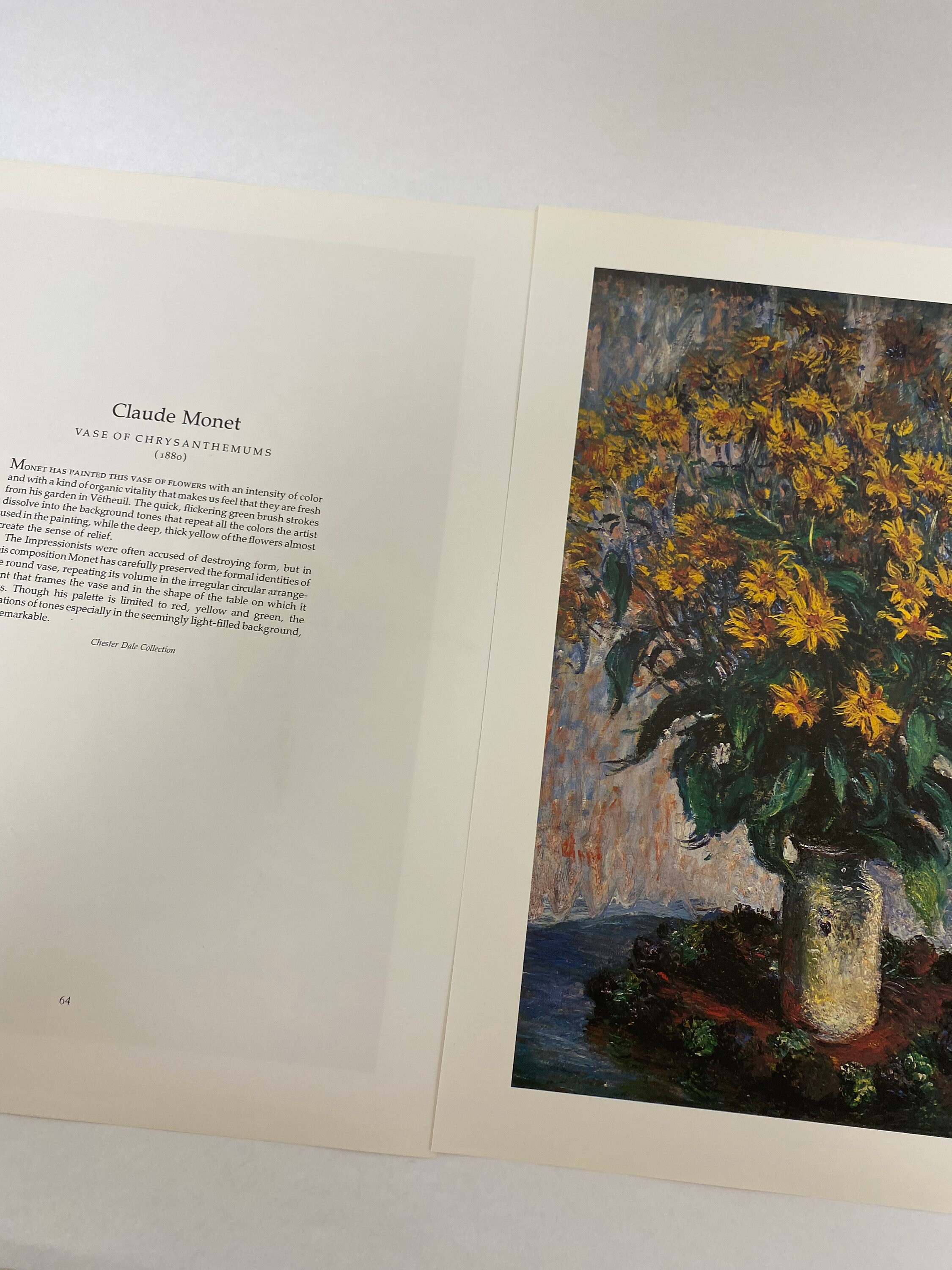 クロード・モネ、菊の花瓶、花、フランス、印象派、絵、ポスター クロード・モネ、菊の花瓶、花、フランス、印象派、絵、ポスター