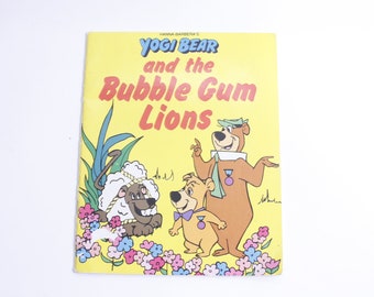 Yogi Bear and the Bubble Gum Lions, Picture Book, Hanna-Barbera, Illustrated, Child Reading, Nursery Library, ~ 230505-WH 1247