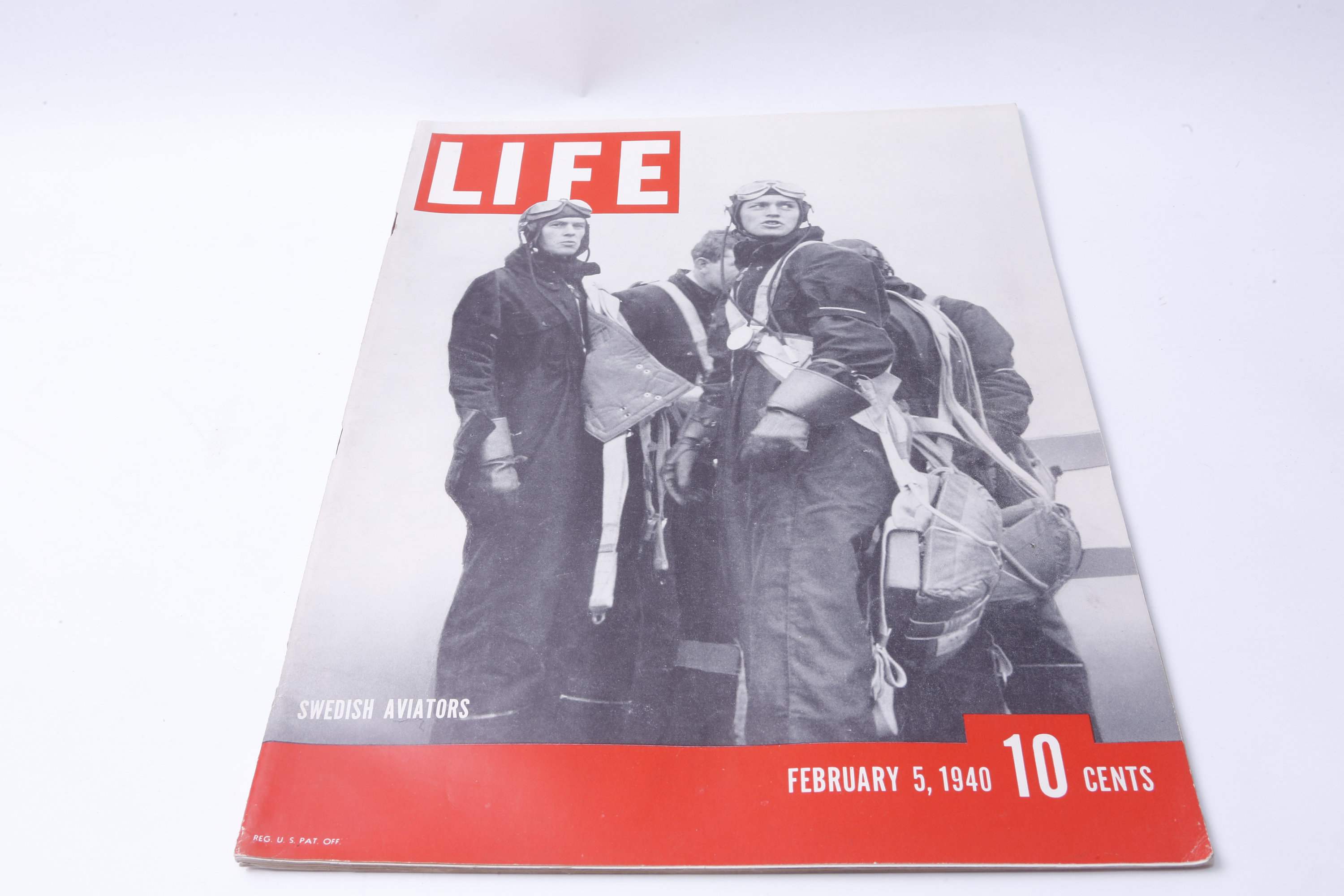 Life, Magazine, February 5, 1940, Swedish Aviators, WW2, USA