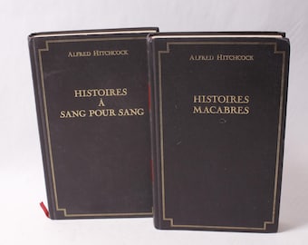Alfred Hitchcock Histories French Two-volume Book Lot 1988 ~ 260420-WH 1085