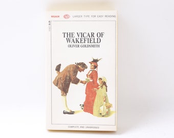 The Vicar Of Wakefield, Oliver Goldsmith, Magnum, Larger Type, Easy Reading, Softcover, Vintage, ~221028-DIAF 20-17-579
