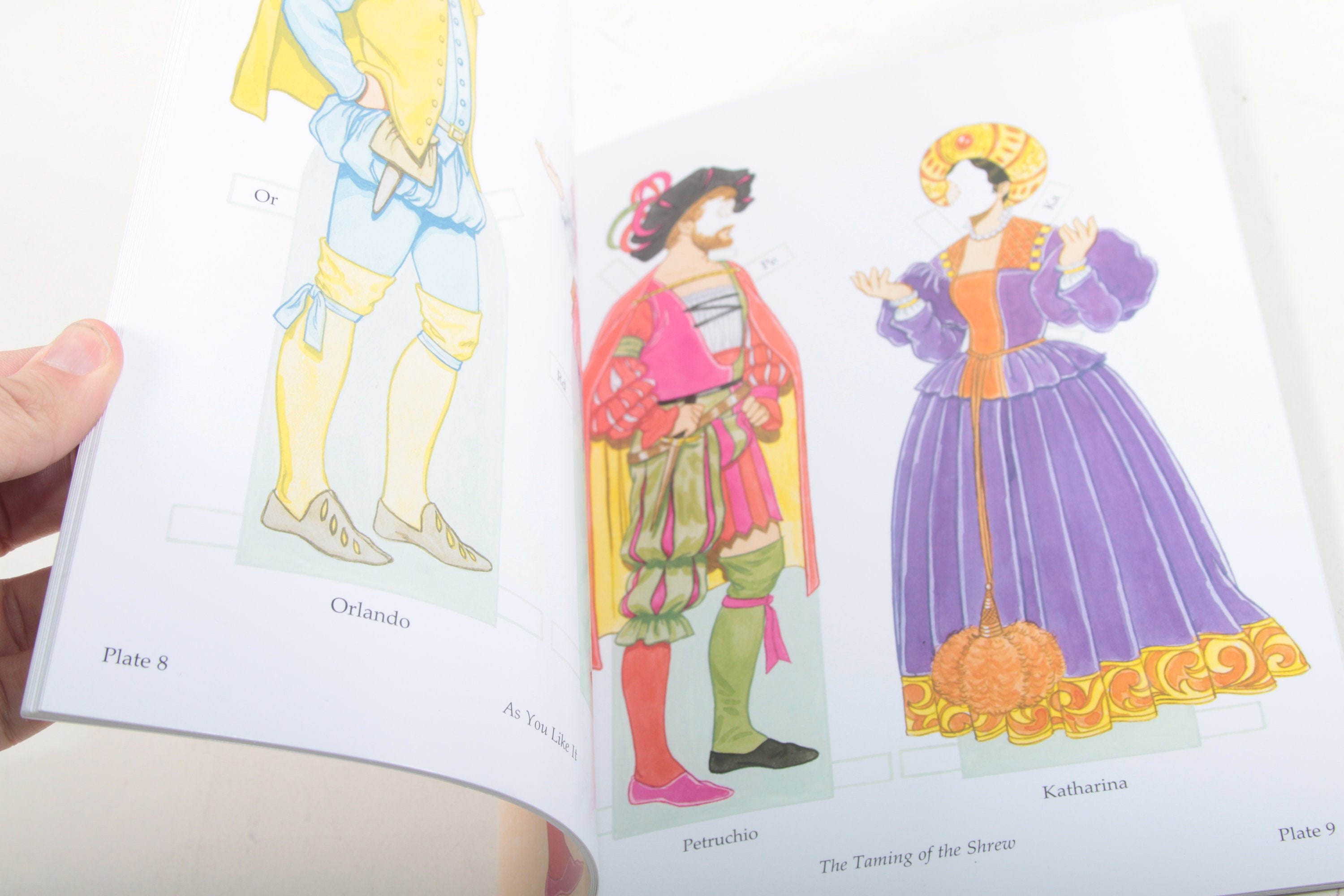 Great Characters From Shakespeare Paper Dolls Tom Tierney - Etsy UK