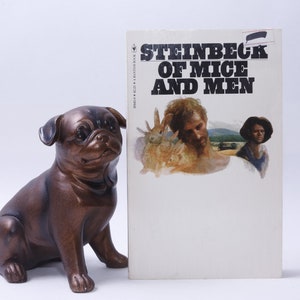 John Steinbeck, Of Mice And Men, A Bantam Book, 1982, Nobel Prize Winner, Softcover, Prose, ~ 20-01-112 AA