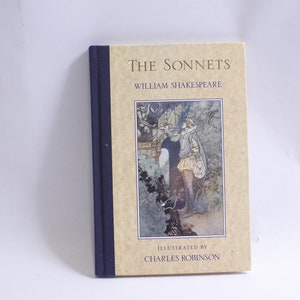 Sonnets William Shakespeare, Par Charles Robinson, Poésie, Littérature, Classique, Renaissance, Anglais, Barde, Amour, Versets~WH-013 222