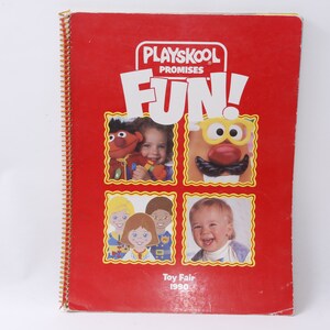 Playskool, Promises, Fun, Toy Fair, 1990, Colored, Catalogue, Toys, Infants, Pictures, Original Brochure, Vintage, Collectible ~ 20-01-198