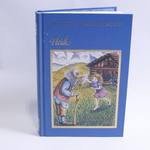 Heidi, Johanna Spyri, The Weekly Reader Classics, 1983, Weekly Reader Books, Hardcover, Children&#39;s Book, Adventures, ~ 230408-DIS 301