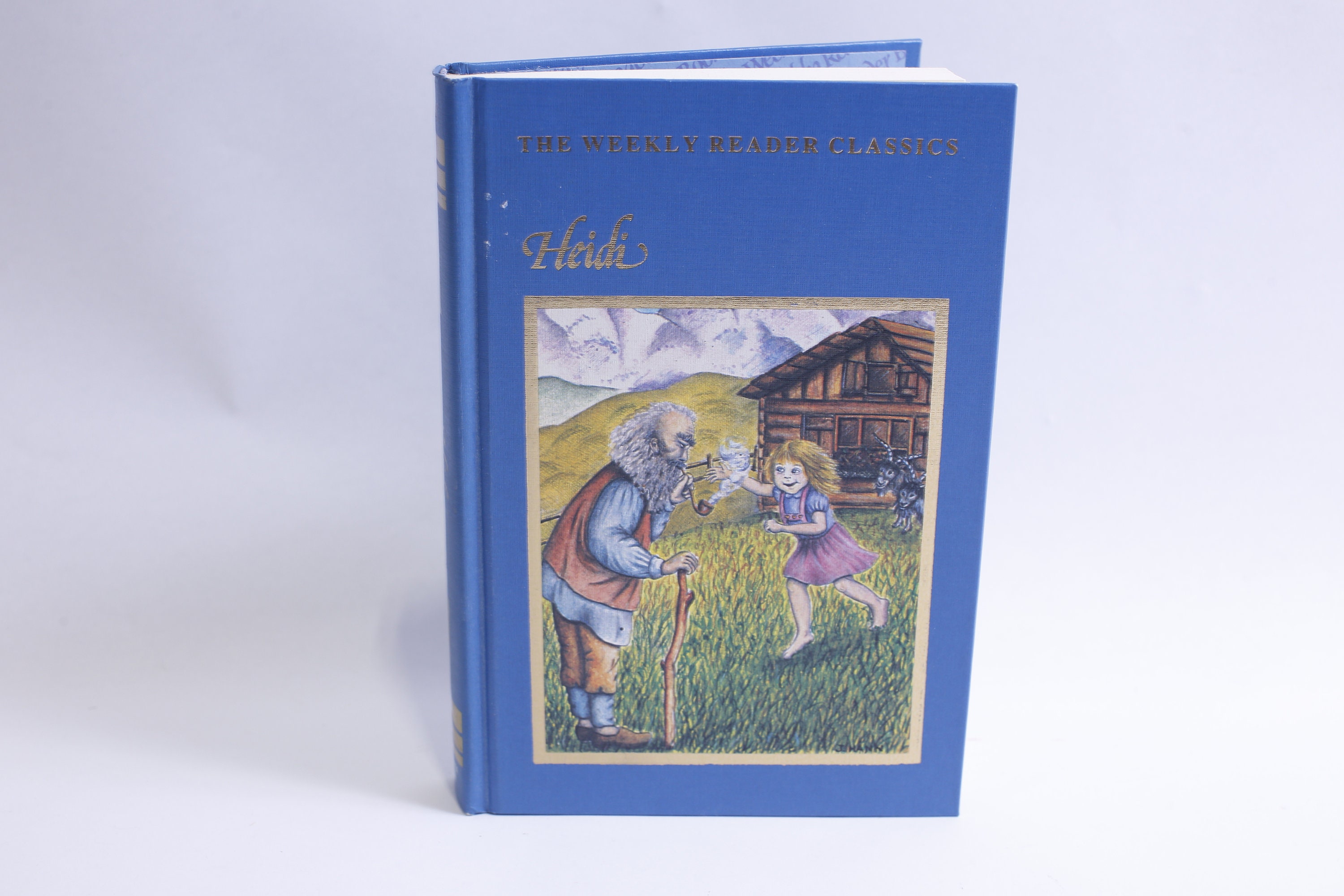 Heidi, Johanna Spyri, The Weekly Reader Classics, 1983, Weekly Reader Books, Hardcover, Children's Book, Adventures, ~ 230408-DIS 301