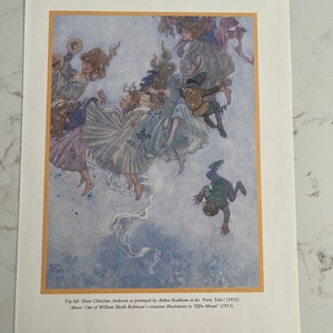 Elvin Mount, William Heath Robinson, Hans Christian Andersen, Dipinto, Pagina di libro, Carta media, Semilucida ~ 230713-DIWFS 239