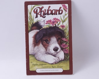 Rhubarb, Stephen Cosgrove, Illustrated, Robin James, Vintage, Picture Book, Child Reading, Nursery Library, ~ 116