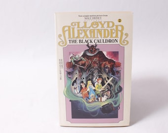 Lloyd Alexander The Black Cauldron 1985 Dell Laurel-Leaf Books Softcover ~ 260402-WH 1061
