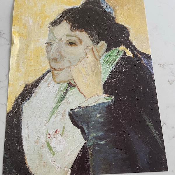 L'Arlésienne, Vincent van Gogh, Woman with a Coffee Pot, Paul Cezanne, Portrait, Print, Impressionism, Fine Art, Wall Decor, ~ MOA-001 299