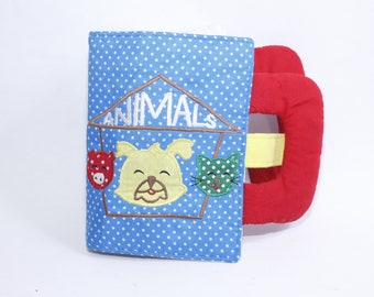 Cloth Book For Baby, Animals, Fabric Book with Handles, Activity, Interactive, Soft, Educational, Sensory, Textured, Development~ WH-012 210
